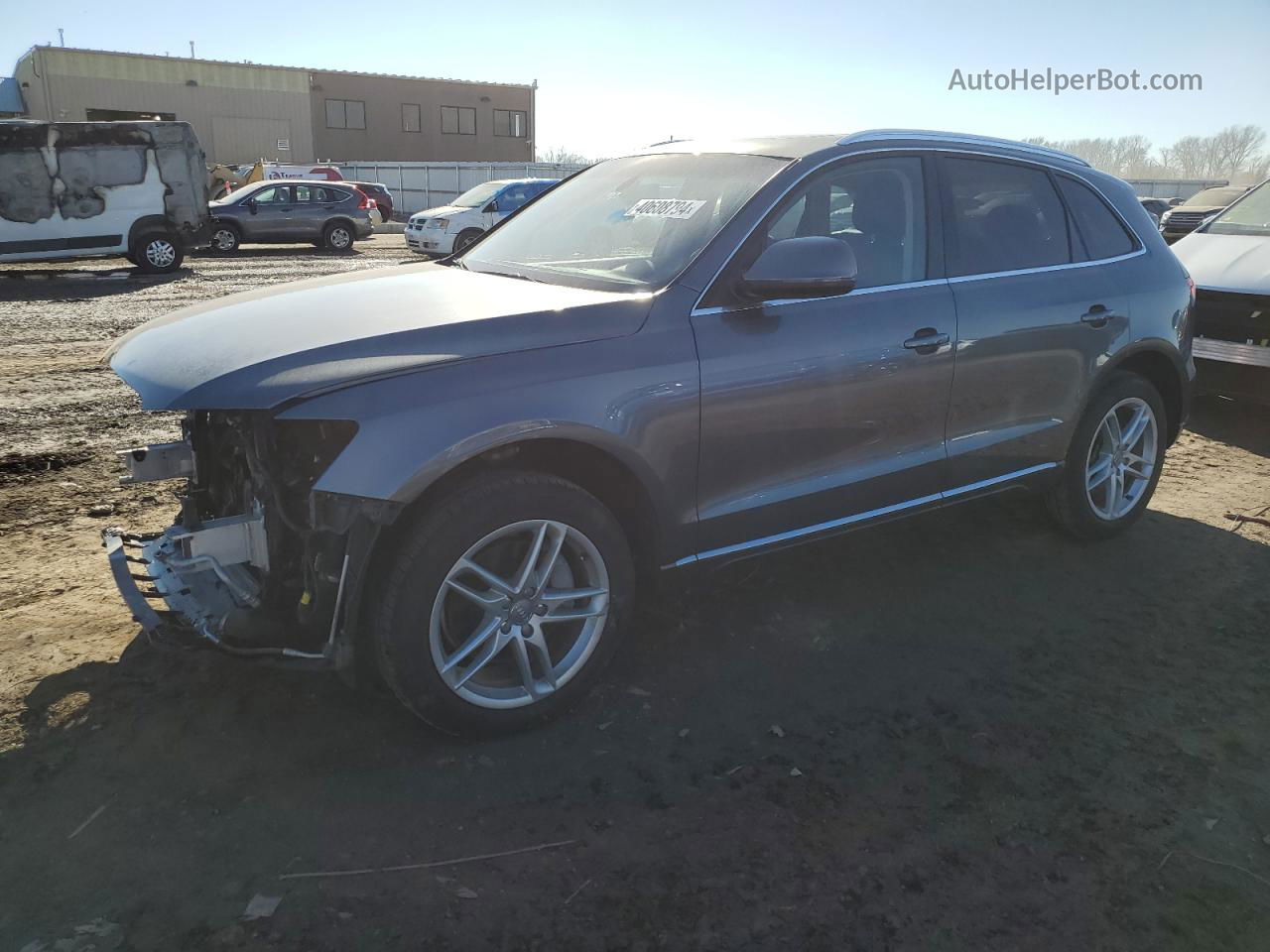 2014 Audi Q5 Tdi Premium Plus Gray vin: WA1CMAFP8EA024439