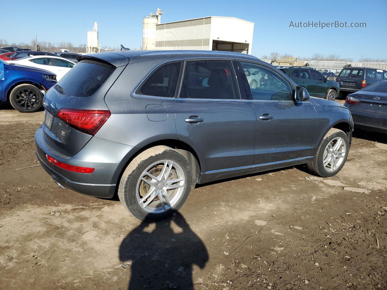 2014 Audi Q5 Tdi Premium Plus Gray vin: WA1CMAFP8EA024439