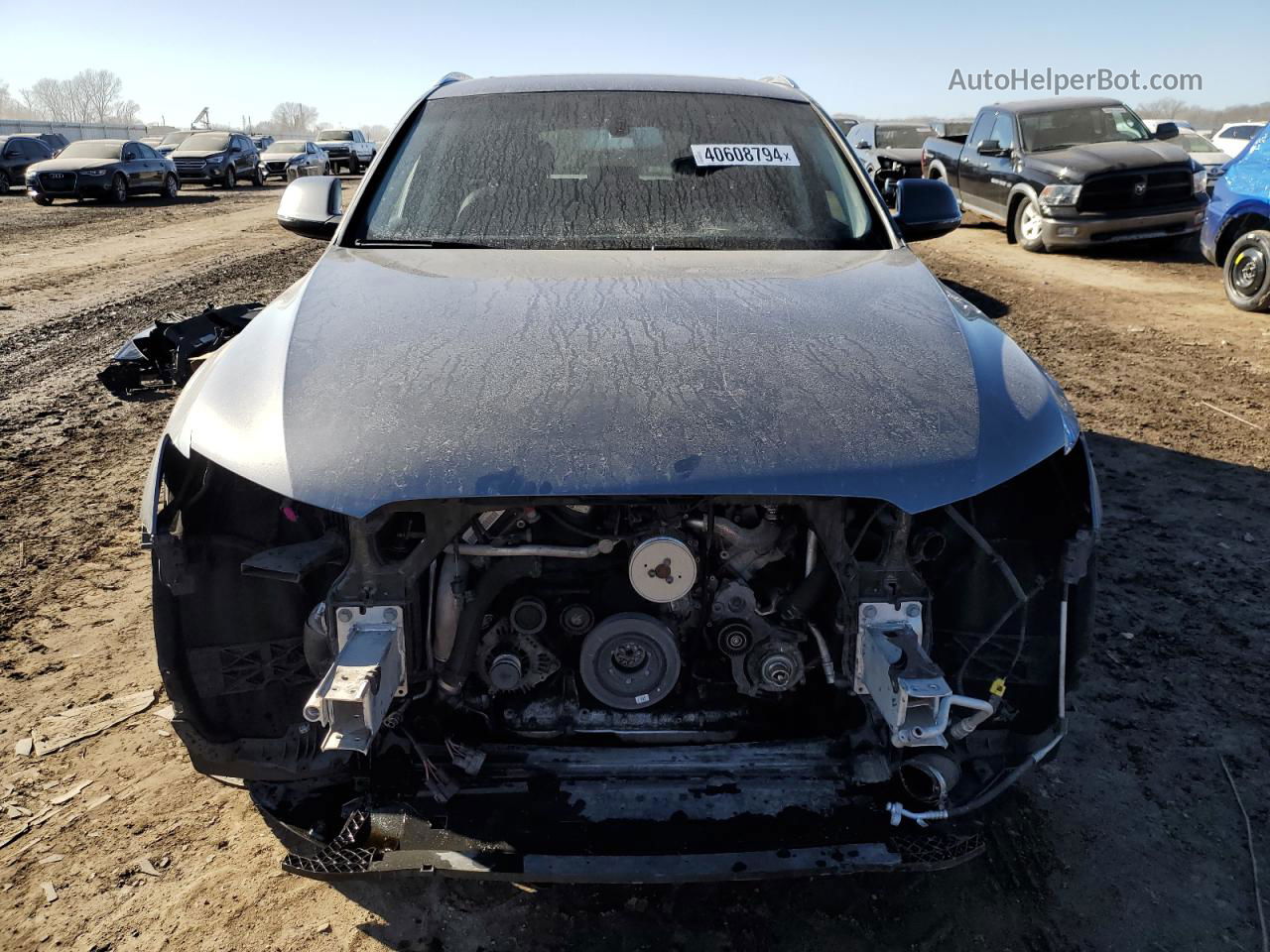 2014 Audi Q5 Tdi Premium Plus Gray vin: WA1CMAFP8EA024439