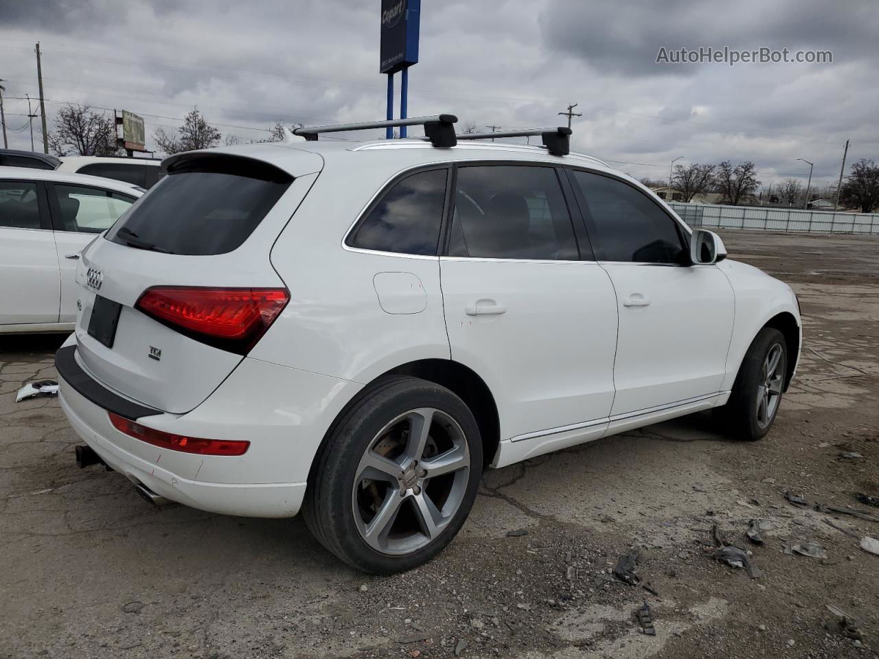 2014 Audi Q5 Tdi Premium Plus White vin: WA1CMAFP8EA087766