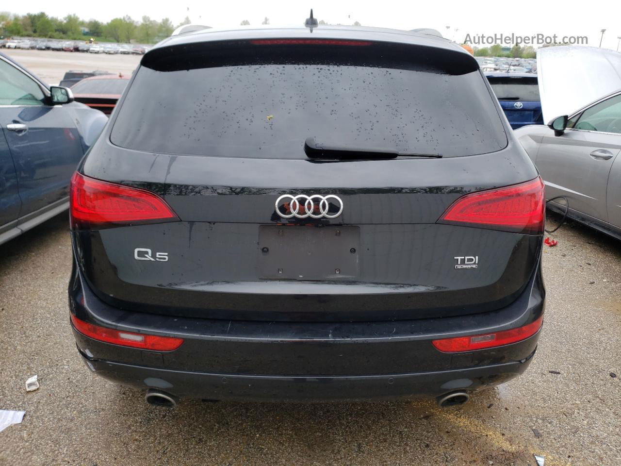 2014 Audi Q5 Tdi Premium Plus Black vin: WA1CMAFP9EA038494