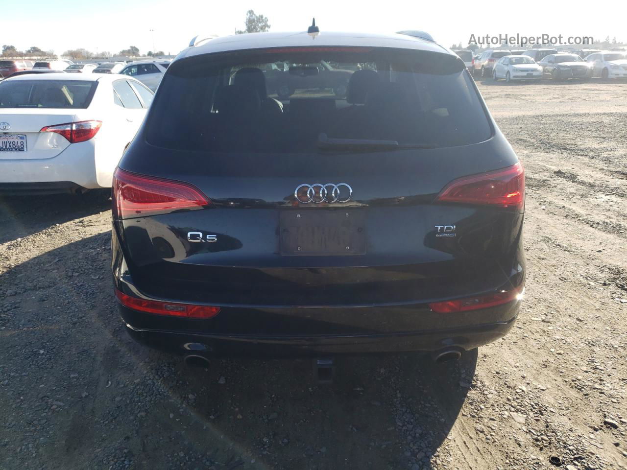 2014 Audi Q5 Tdi Premium Plus Black vin: WA1CMAFPXEA110464