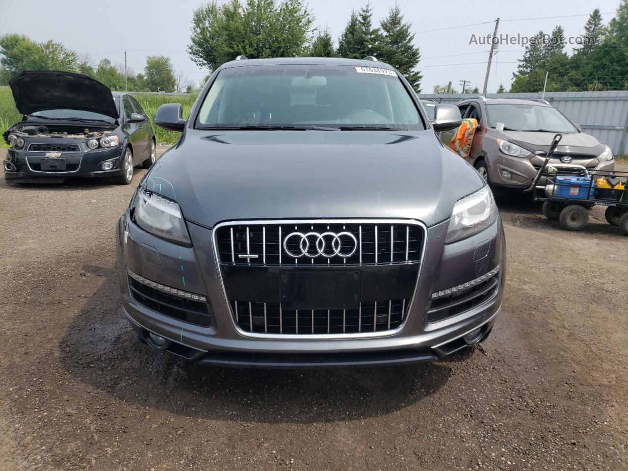 2015 Audi Q7 Tdi Premium Gray vin: WA1CMCFE5FD007964