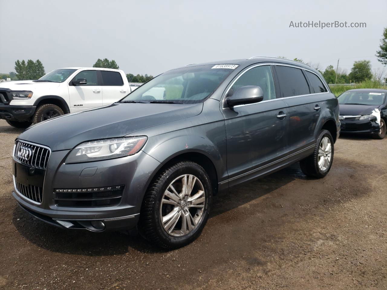 2015 Audi Q7 Tdi Premium Серый vin: WA1CMCFE5FD007964