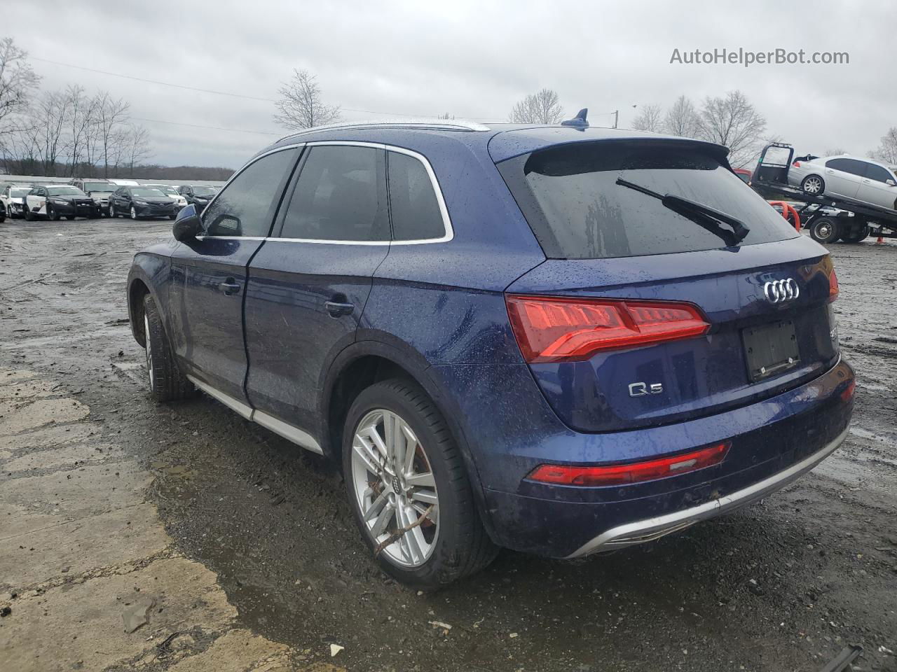 2018 Audi Q5 Prestige Синий vin: WA1CNAFY0J2063360