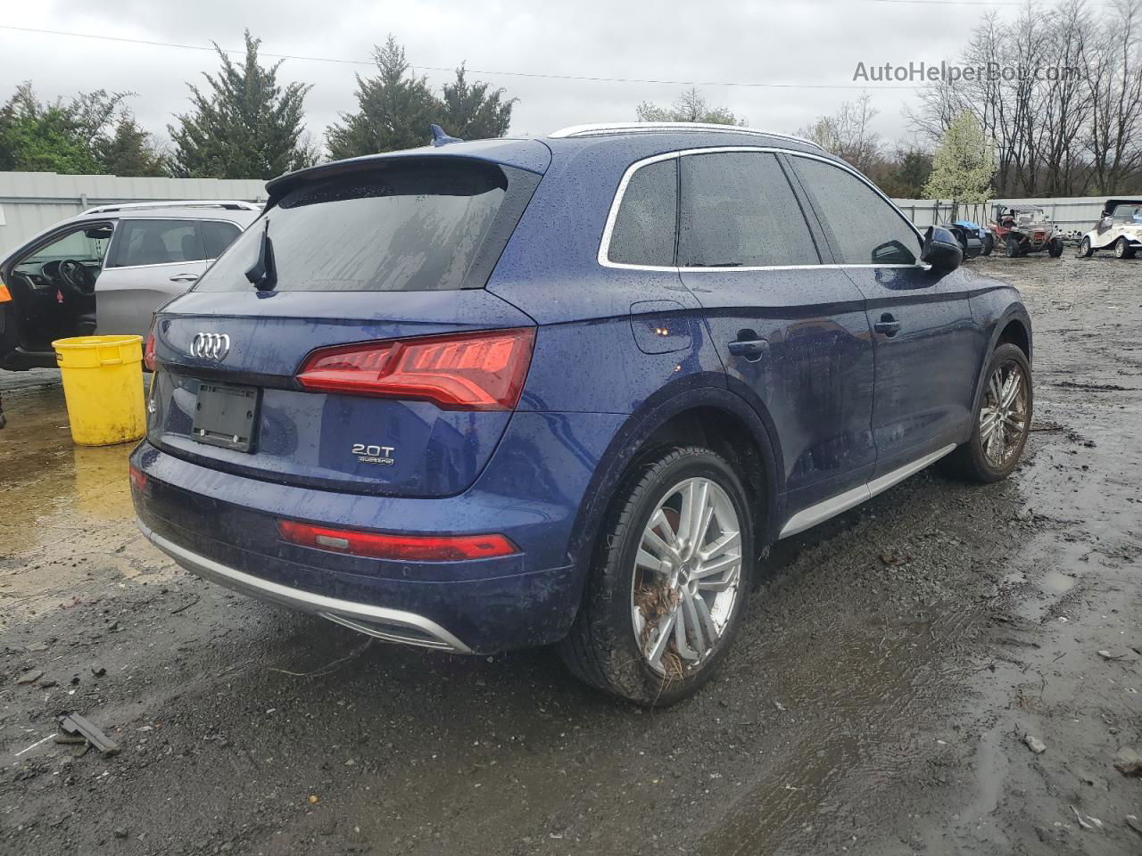 2018 Audi Q5 Prestige Синий vin: WA1CNAFY0J2063360