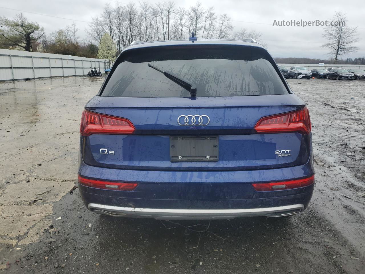 2018 Audi Q5 Prestige Синий vin: WA1CNAFY0J2063360