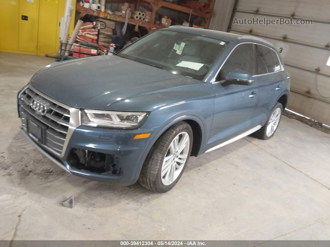 2018 Audi Q5 2.0t Premium/2.0t Tech Premium Blue vin: WA1CNAFY3J2076376