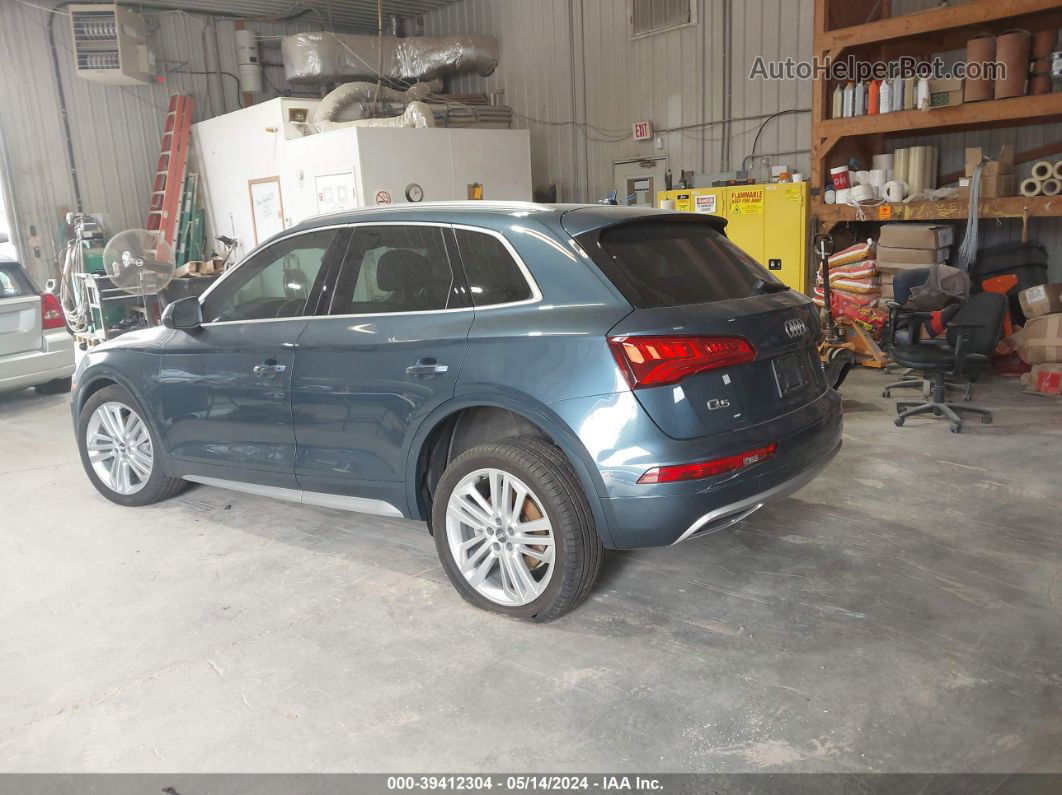 2018 Audi Q5 2.0t Premium/2.0t Tech Premium Blue vin: WA1CNAFY3J2076376