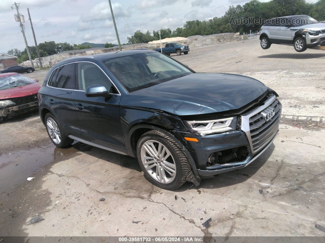 2018 Audi Q5 2.0t Premium/2.0t Tech Premium Blue vin: WA1CNAFY3J2167888