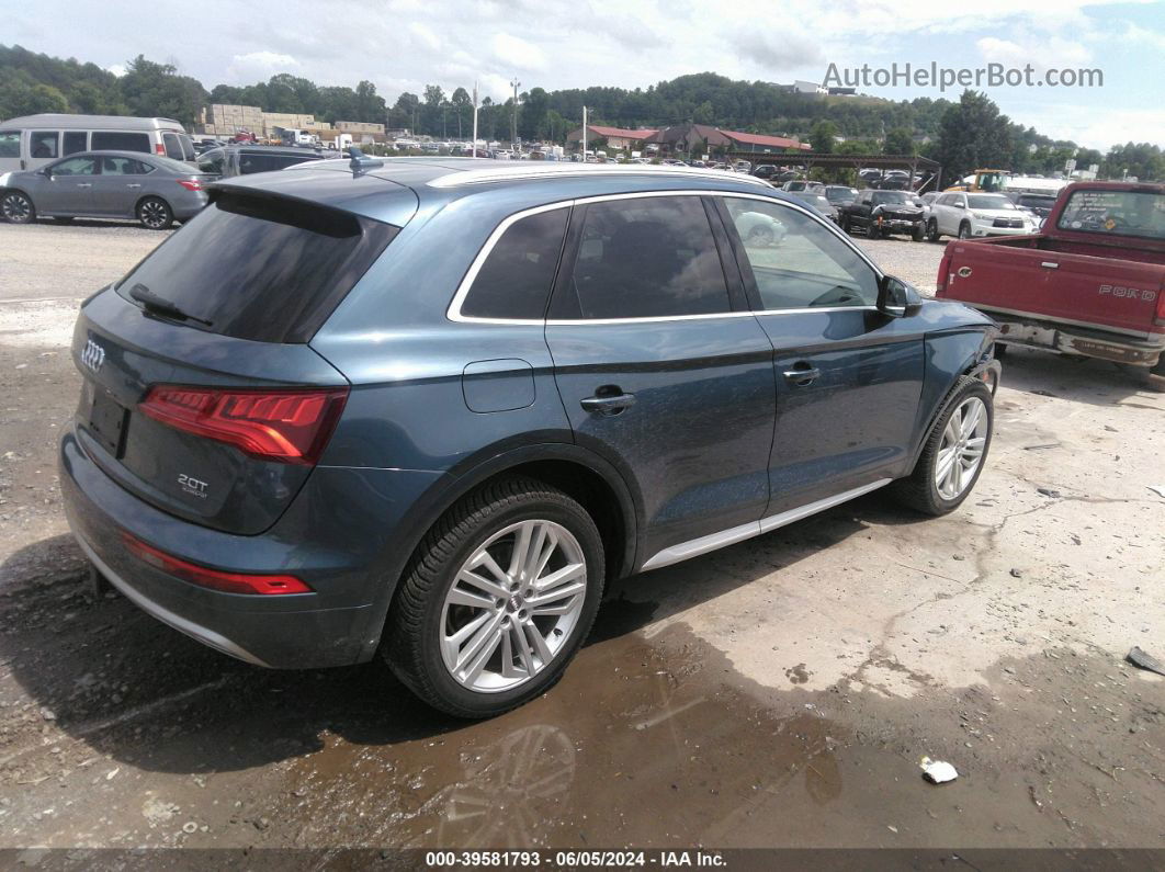 2018 Audi Q5 2.0t Premium/2.0t Tech Premium Синий vin: WA1CNAFY3J2167888