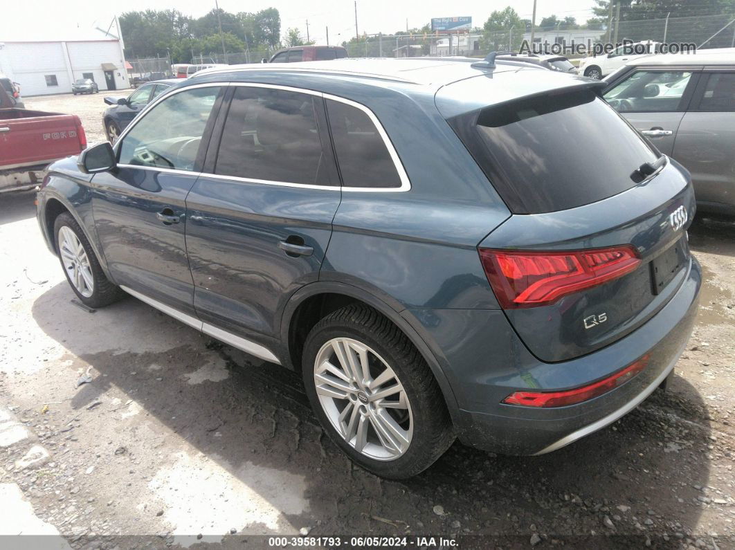 2018 Audi Q5 2.0t Premium/2.0t Tech Premium Синий vin: WA1CNAFY3J2167888