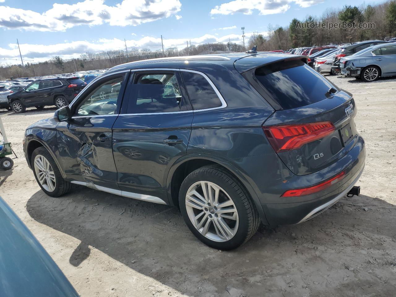 2018 Audi Q5 Prestige Серый vin: WA1CNAFY9J2118310