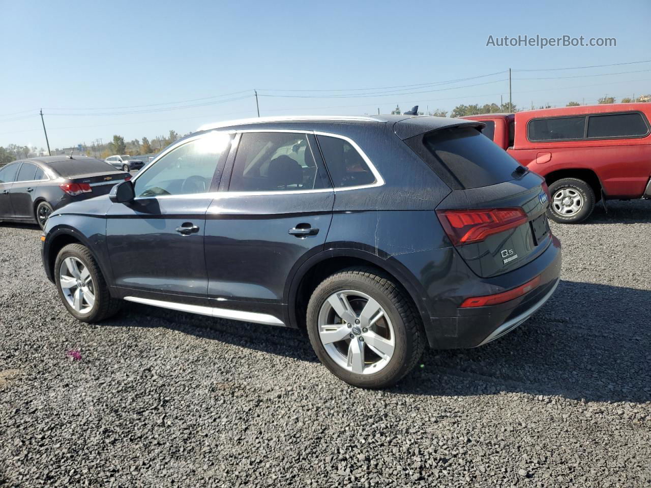 2018 Audi Q5 Prestige Синий vin: WA1CNAFY9J2158757