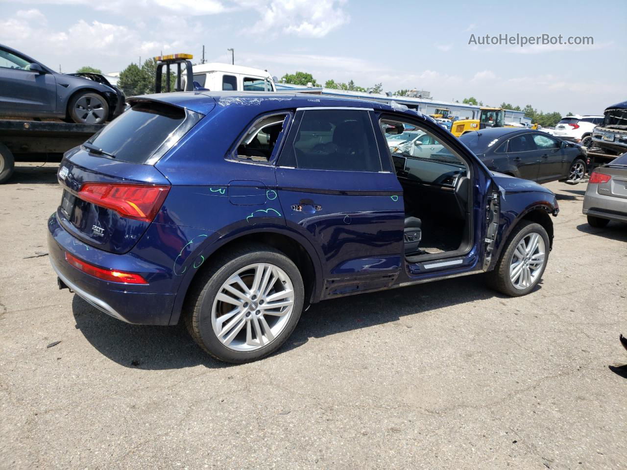 2018 Audi Q5 Prestige Blue vin: WA1CNAFYXJ2217010