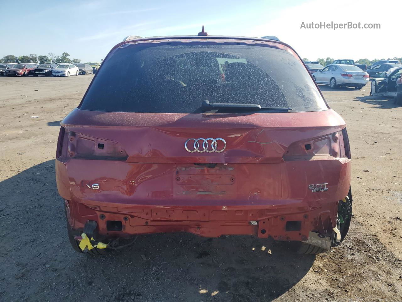 2018 Audi Q5 Prestige Red vin: WA1CNBFY6J2062042