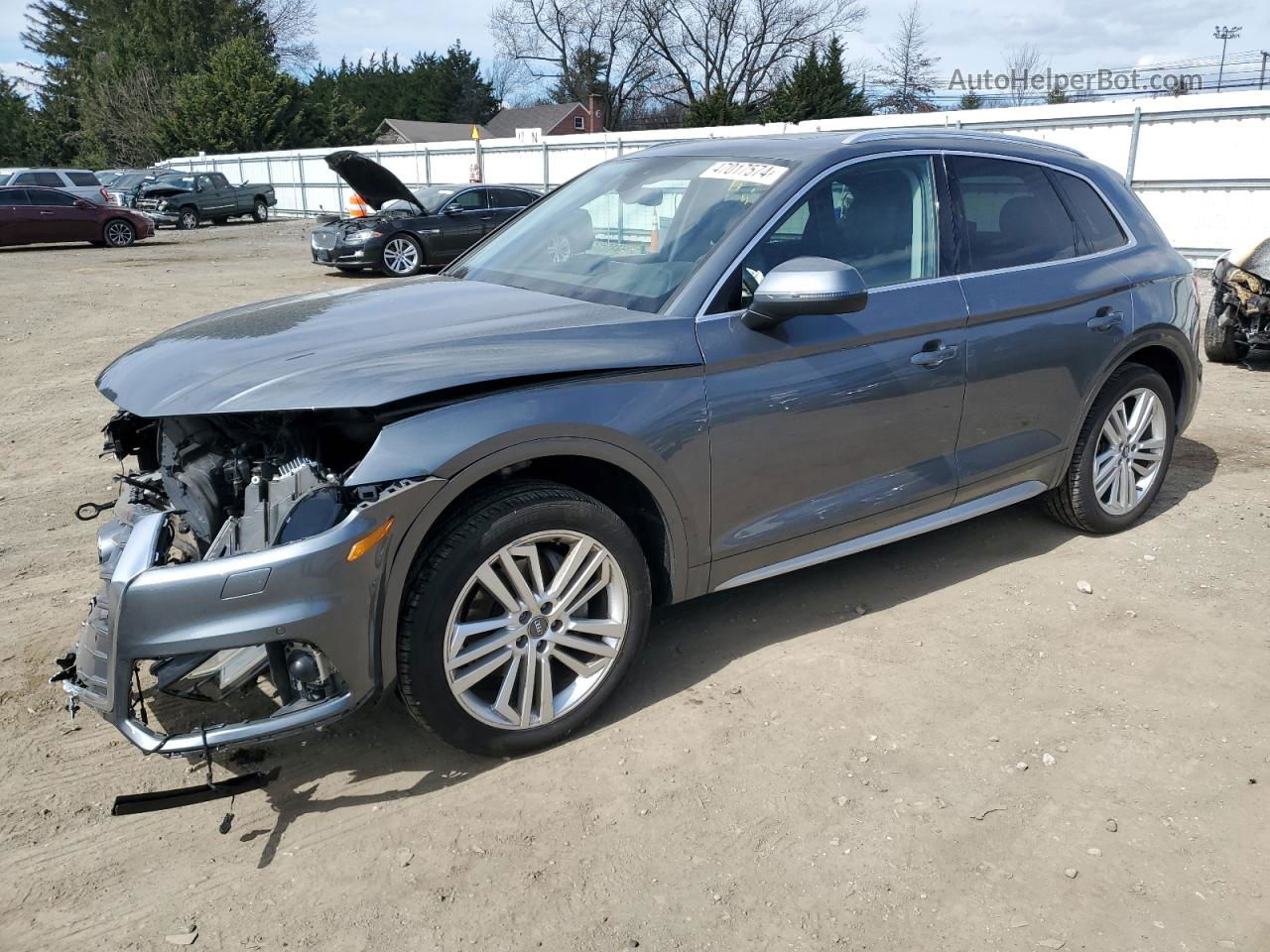 2018 Audi Q5 Prestige Silver vin: WA1CNBFY8J2062141