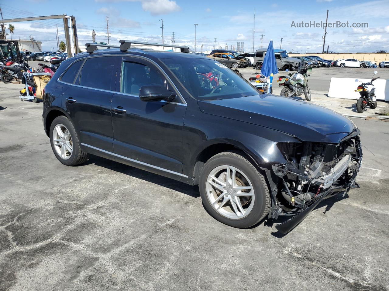 2016 Audi Q5 Tdi Premium Plus Черный vin: WA1CVAFP0GA055619