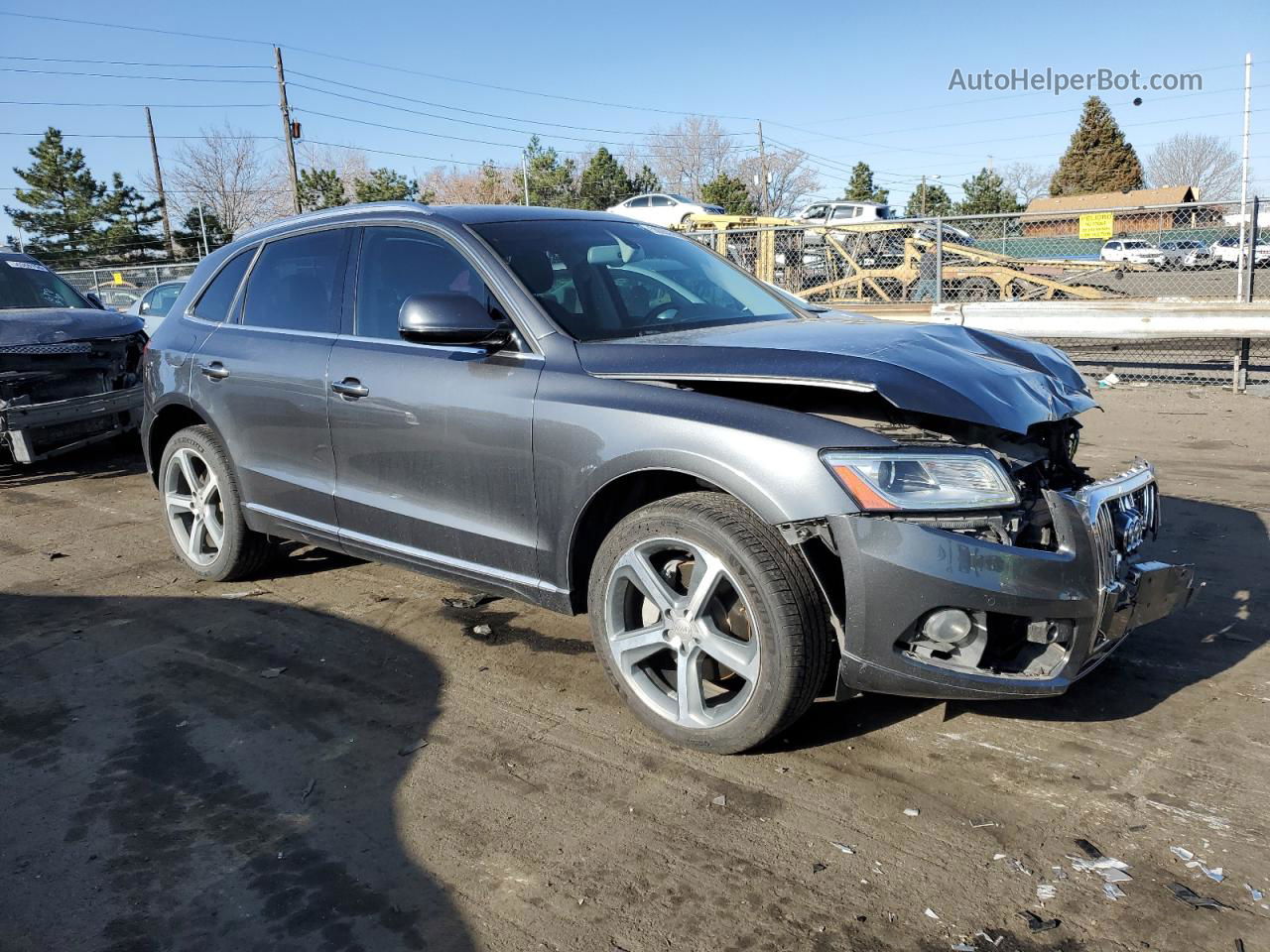 2016 Audi Q5 Tdi Premium Plus Gray vin: WA1CVAFP2GA026381