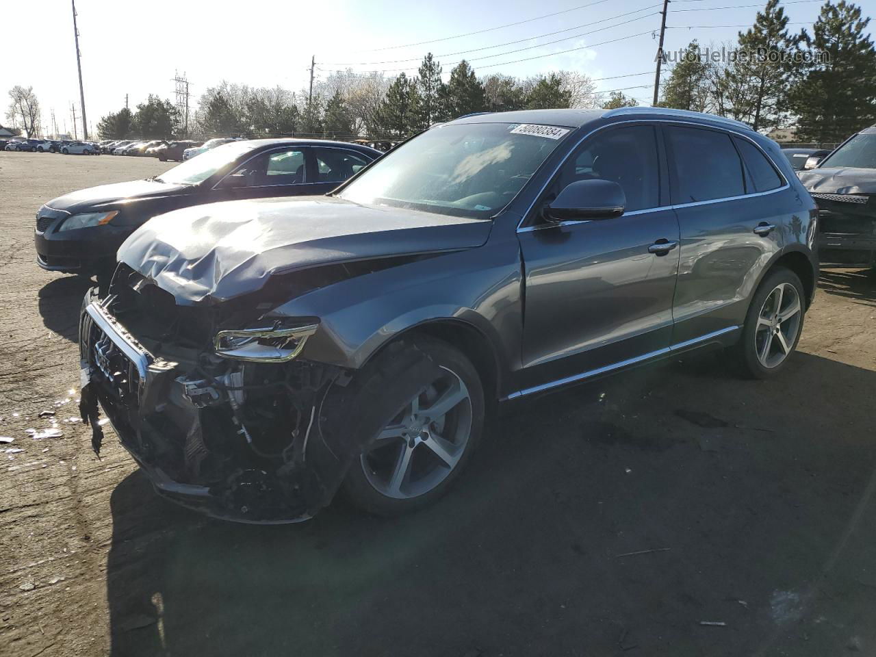 2016 Audi Q5 Tdi Premium Plus Gray vin: WA1CVAFP2GA026381