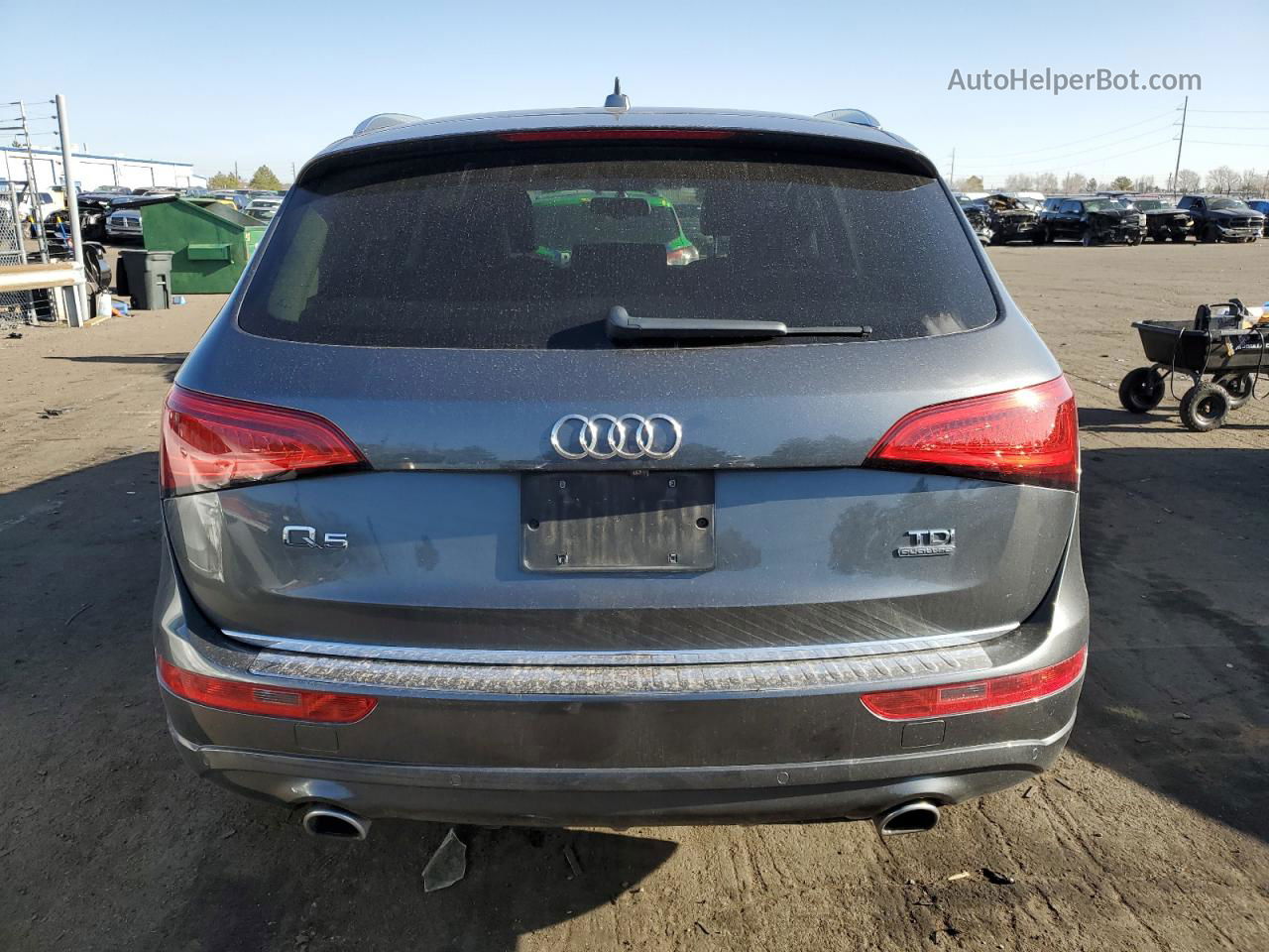 2016 Audi Q5 Tdi Premium Plus Gray vin: WA1CVAFP2GA026381