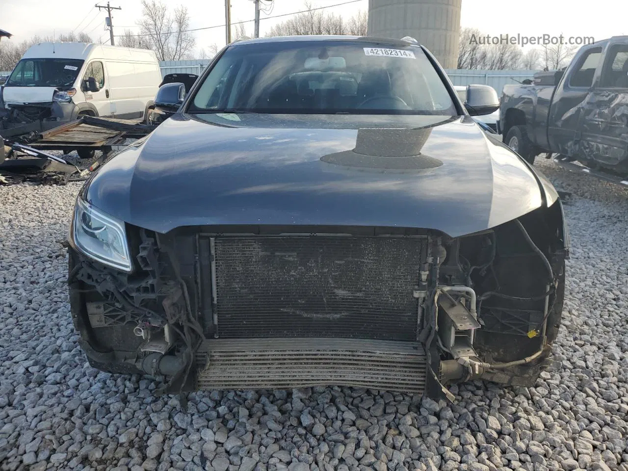 2016 Audi Q5 Tdi Premium Plus Gray vin: WA1CVAFP7GA001895