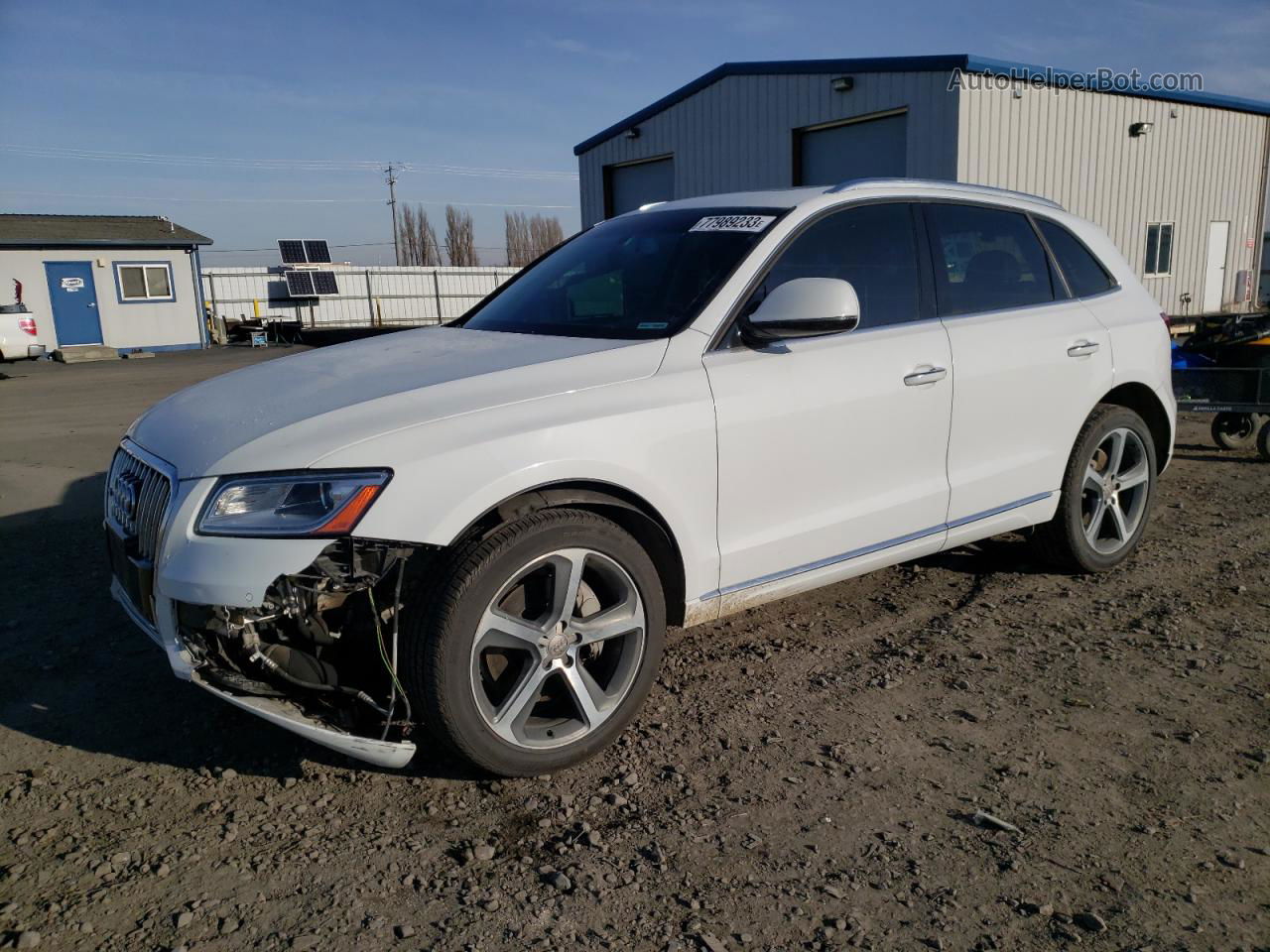 2016 Audi Q5 Tdi Premium Plus White vin: WA1CVAFP9GA011859