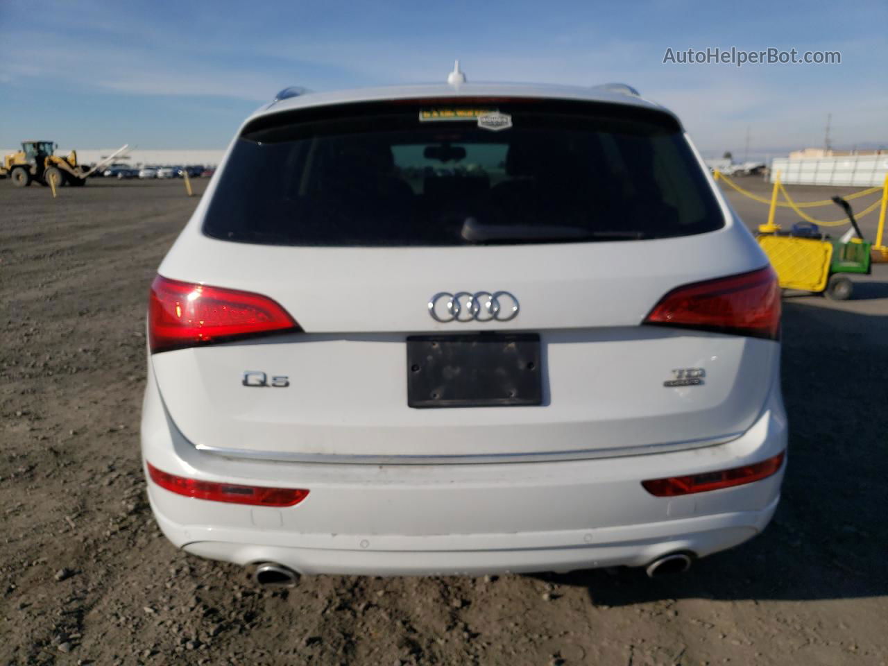 2016 Audi Q5 Tdi Premium Plus White vin: WA1CVAFP9GA011859