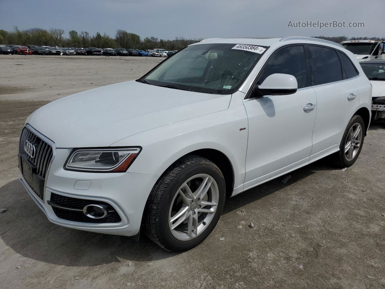 2016 Audi Q5 Premium Plus S-line Белый vin: WA1D7AFP0GA012476