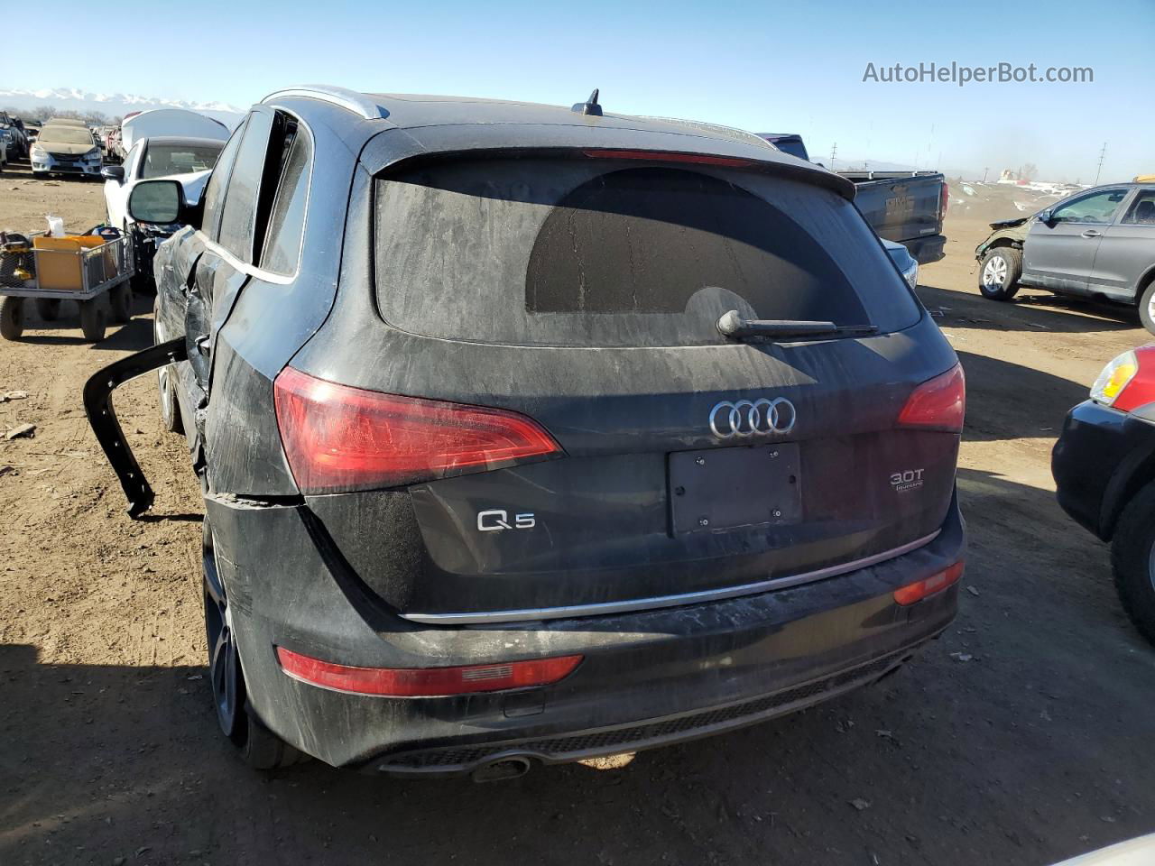 2016 Audi Q5 Premium Plus S-line Черный vin: WA1D7AFP0GA017256