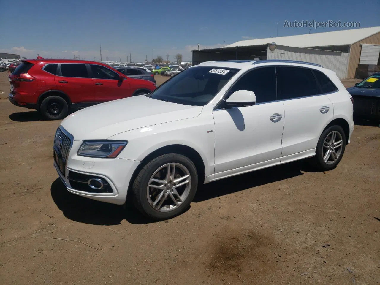 2016 Audi Q5 Premium Plus S-line White vin: WA1D7AFP0GA056199