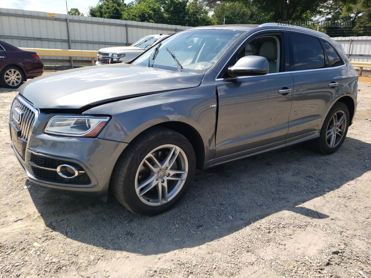 2016 Audi Q5 Premium Plus S-line Серый vin: WA1D7AFP1GA080401