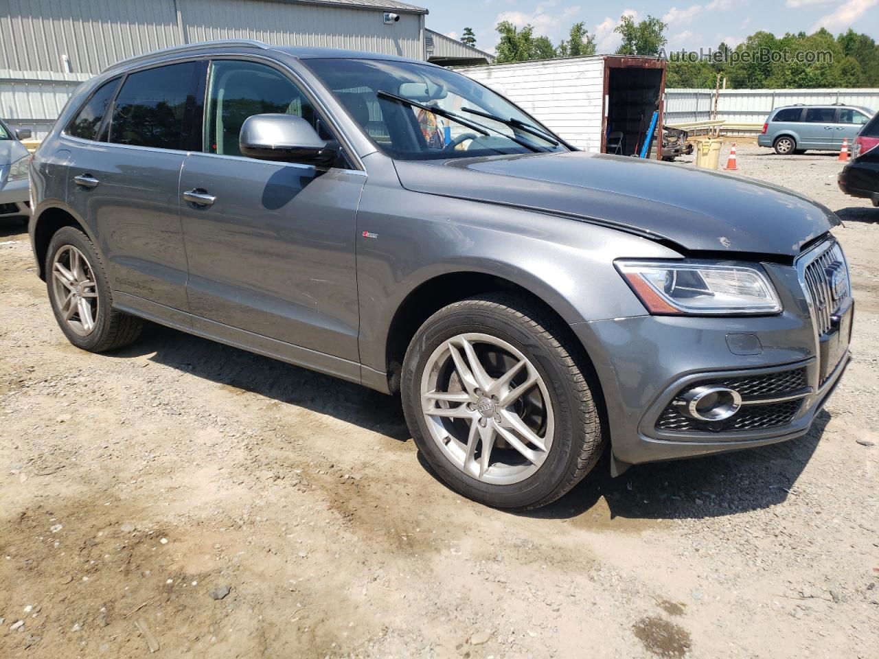 2016 Audi Q5 Premium Plus S-line Серый vin: WA1D7AFP1GA080401