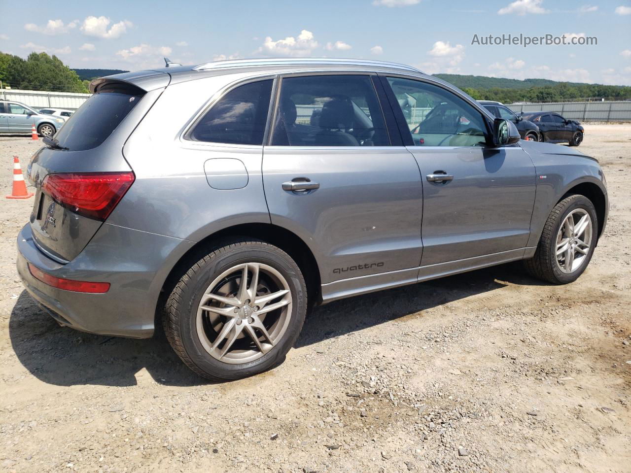 2016 Audi Q5 Premium Plus S-line Серый vin: WA1D7AFP1GA080401