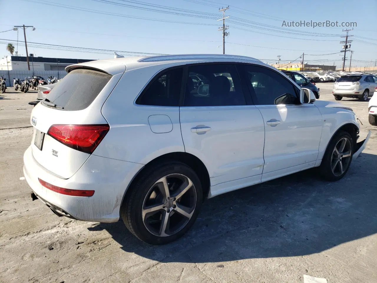 2016 Audi Q5 Premium Plus S-line Белый vin: WA1D7AFP1GA130794