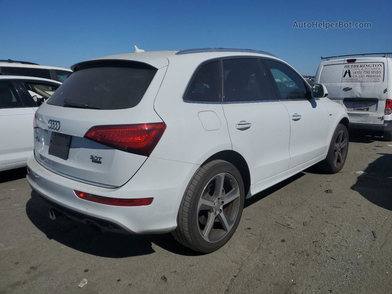 2016 Audi Q5 Premium Plus S-line Белый vin: WA1D7AFP3GA122325