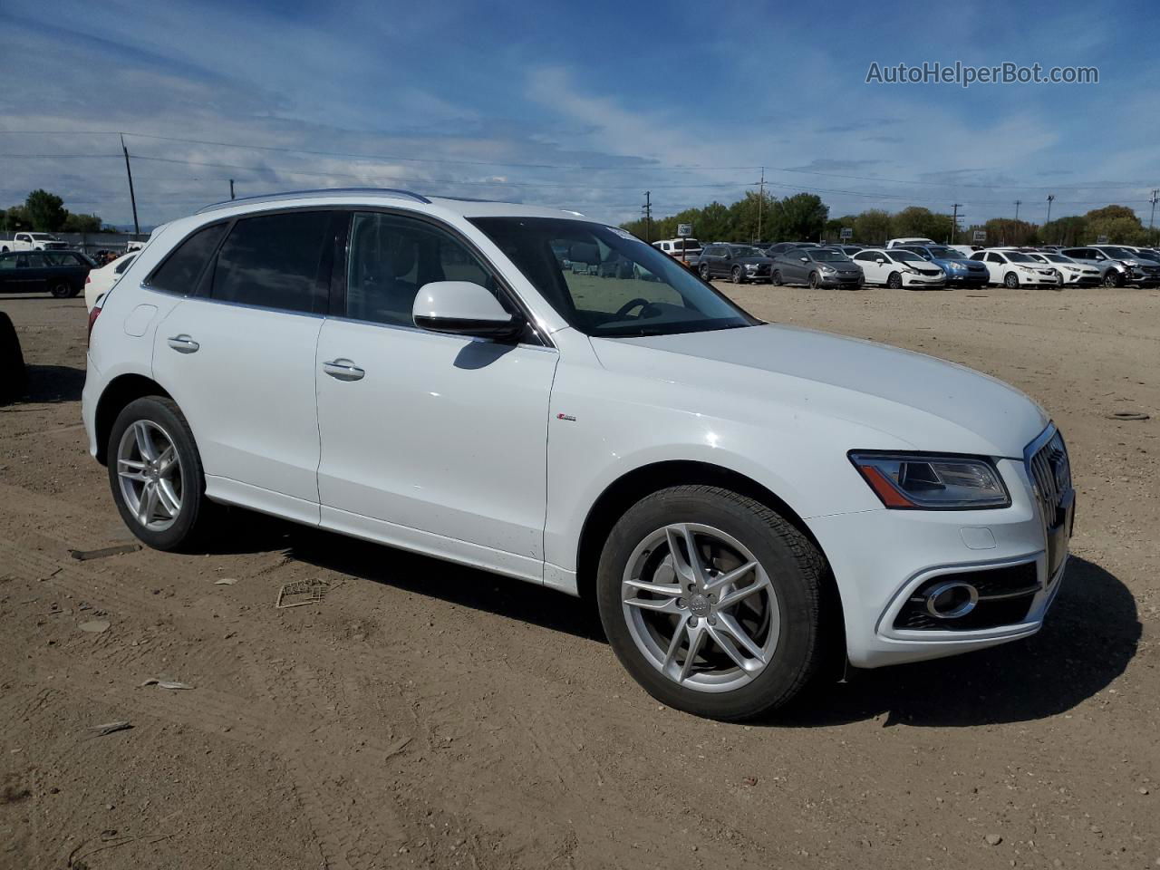 2016 Audi Q5 Premium Plus S-line White vin: WA1D7AFP4GA086693