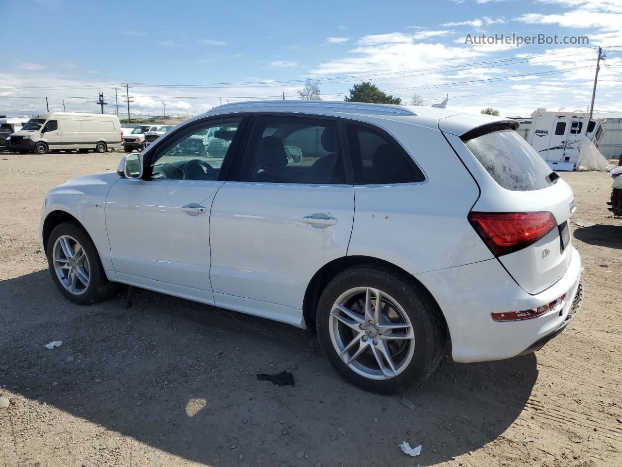 2016 Audi Q5 Premium Plus S-line Белый vin: WA1D7AFP4GA086693