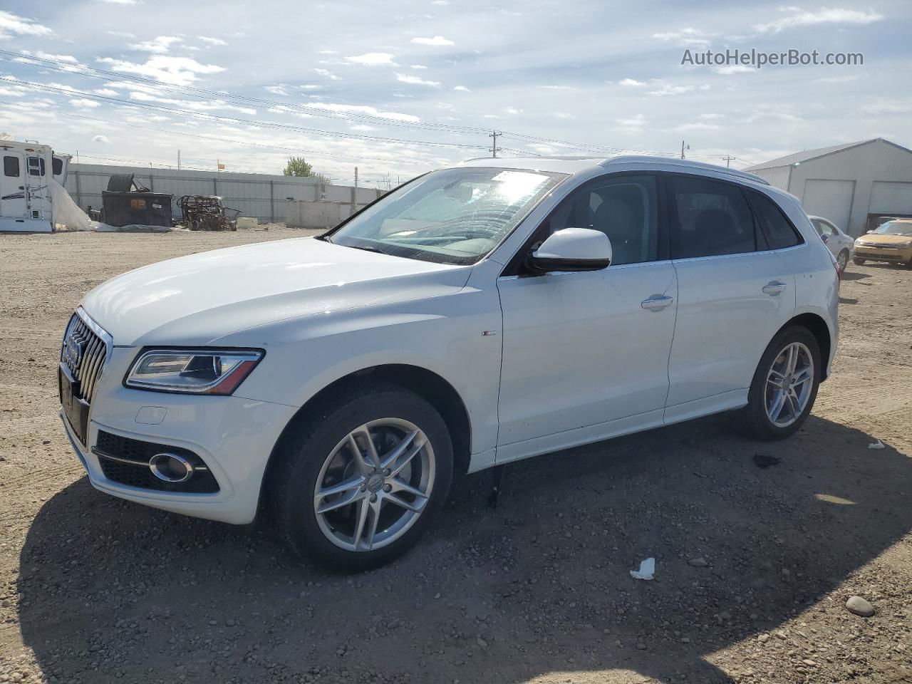 2016 Audi Q5 Premium Plus S-line White vin: WA1D7AFP4GA086693