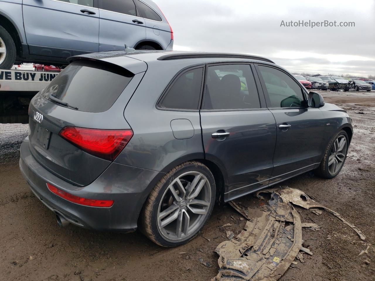 2016 Audi Q5 Premium Plus S-line Угольный vin: WA1D7AFP4GA107087