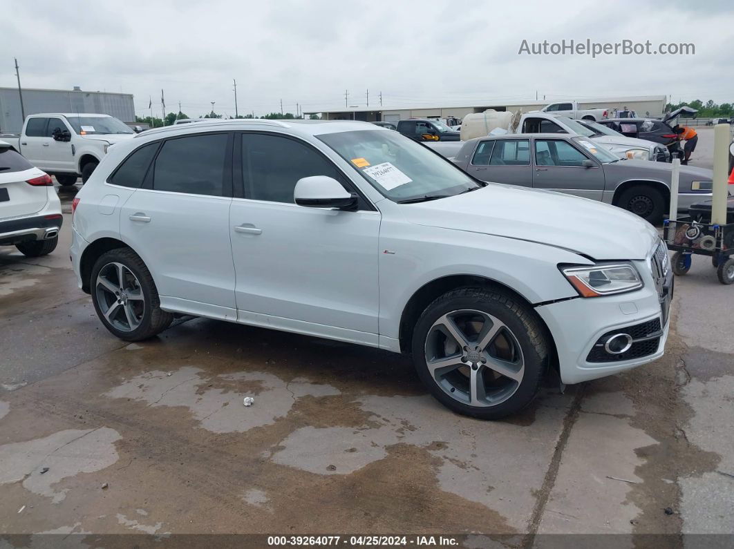 2016 Audi Q5 3.0t Premium Plus White vin: WA1D7AFP5GA136744