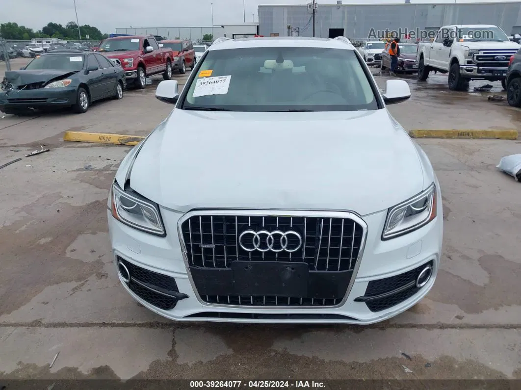 2016 Audi Q5 3.0t Premium Plus White vin: WA1D7AFP5GA136744