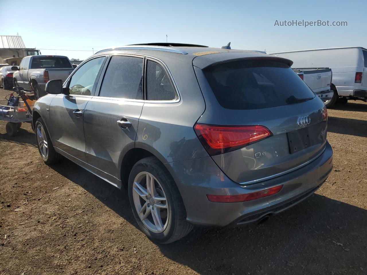 2016 Audi Q5 Premium Plus S-line Серый vin: WA1D7AFP6GA047989