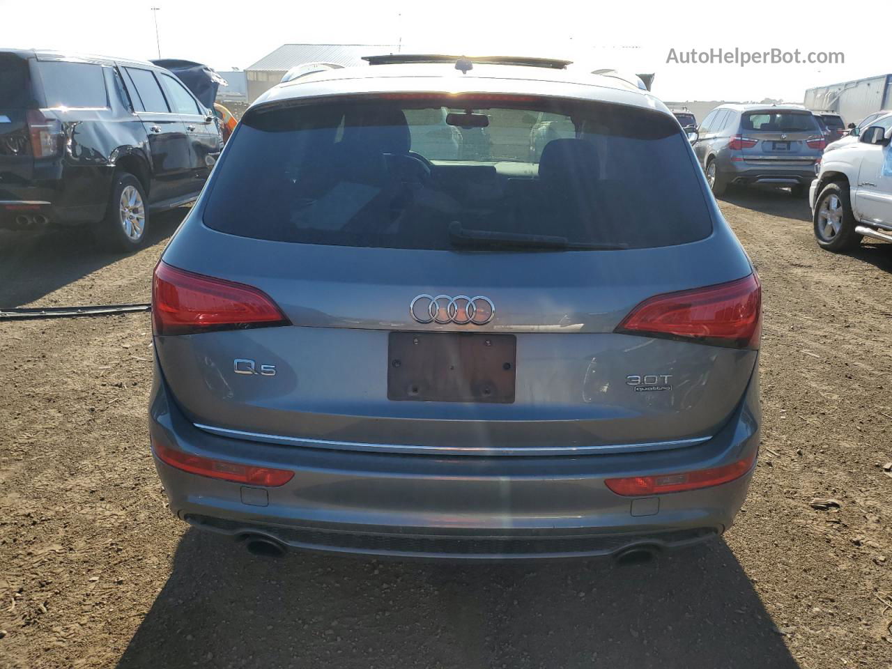 2016 Audi Q5 Premium Plus S-line Серый vin: WA1D7AFP6GA047989