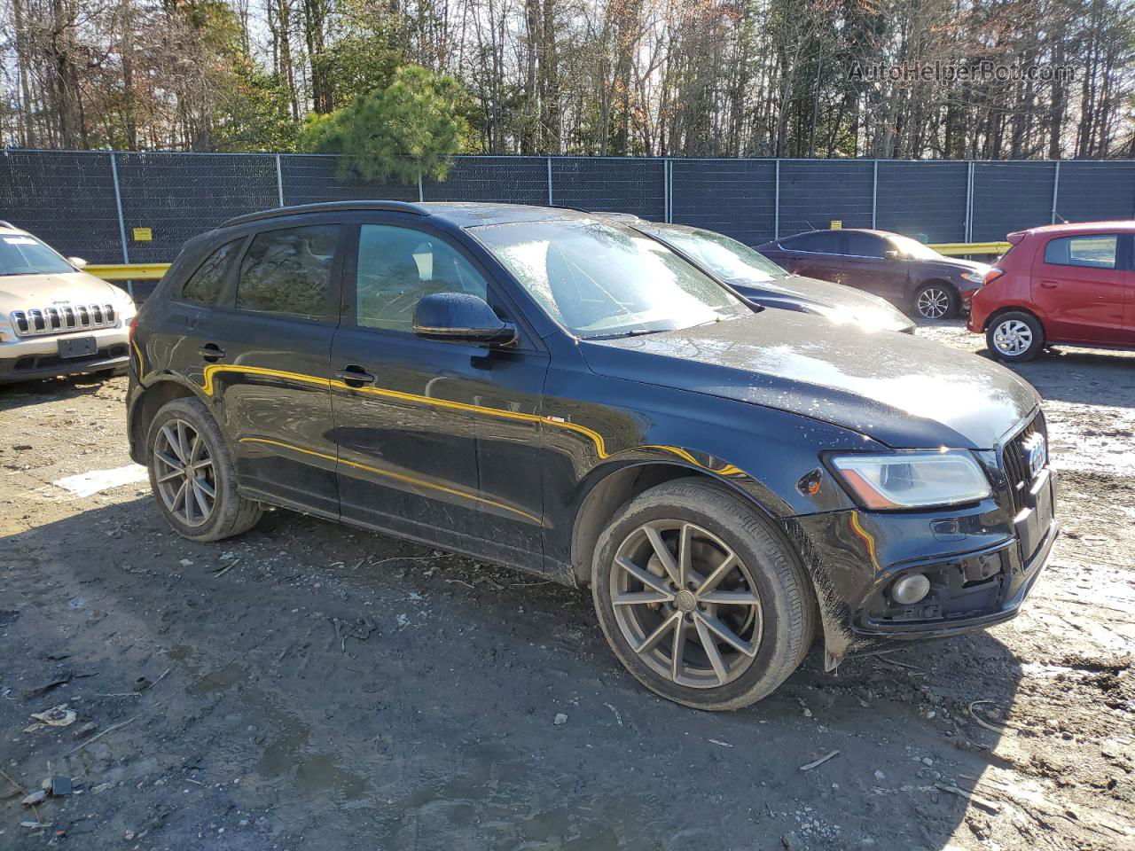 2016 Audi Q5 Premium Plus S-line Black vin: WA1D7AFP6GA073671