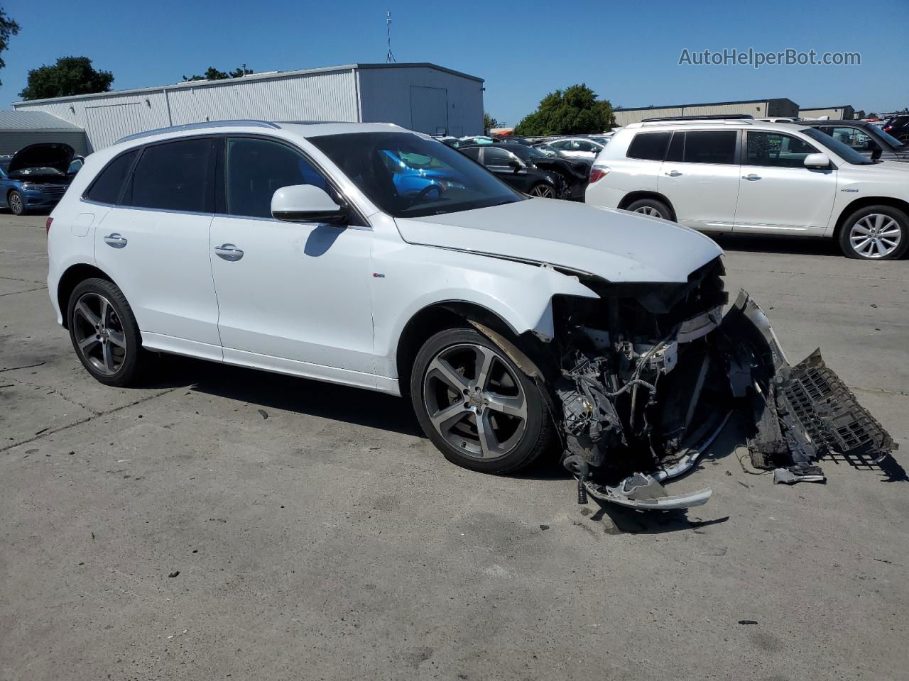 2016 Audi Q5 Premium Plus S-line White vin: WA1D7AFP7GA024804