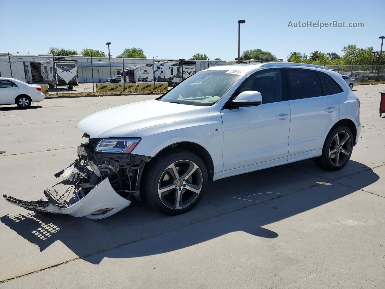 2016 Audi Q5 Premium Plus S-line White vin: WA1D7AFP7GA024804