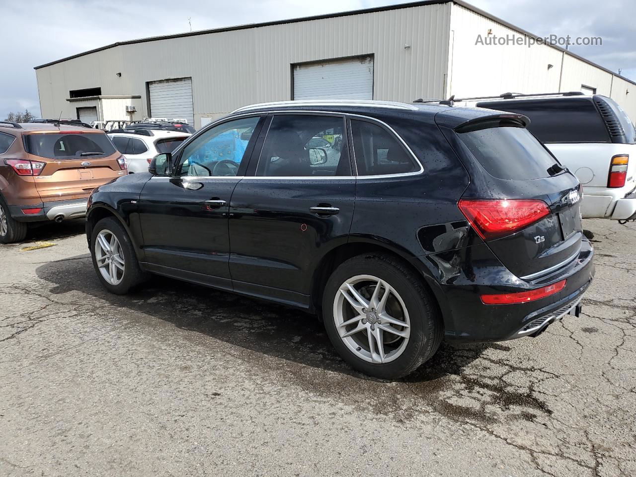 2016 Audi Q5 Premium Plus S-line Черный vin: WA1D7AFP7GA096506