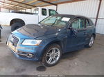 2016 Audi Q5 3.0t Premium Plus Blue vin: WA1D7AFP8GA002049