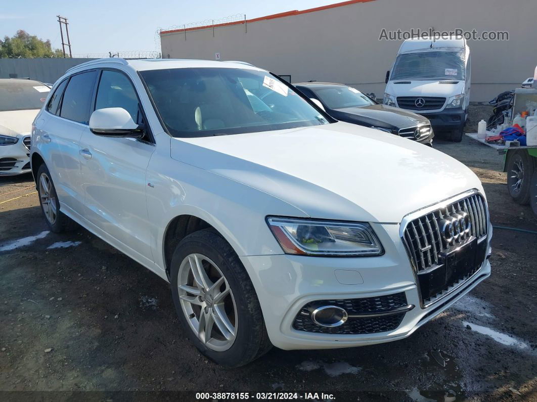 2016 Audi Q5 3.0t Premium Plus Белый vin: WA1D7AFP9GA089931